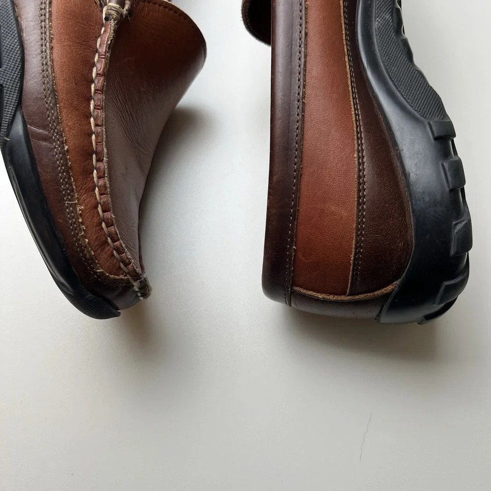 Allen Edmonds Brown Boulder Venetian Driving Moccasins 10.5 E